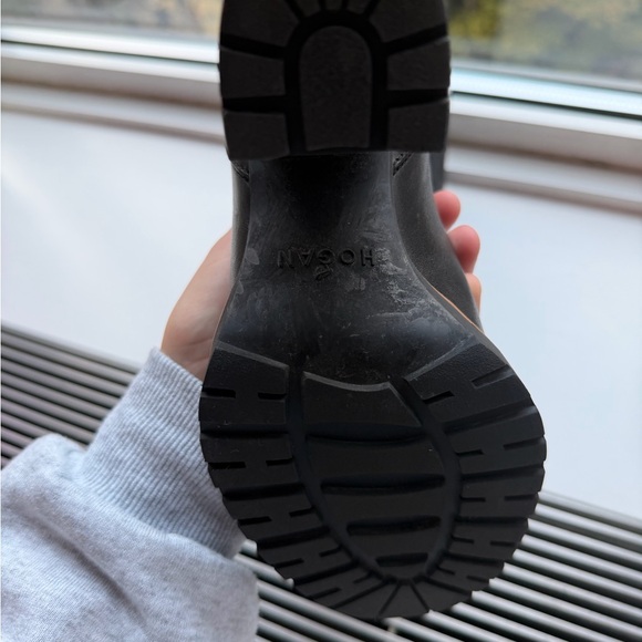 Hogan Black Heeled Boots - Picture 2 of 4